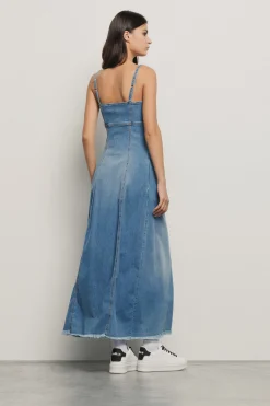 Denim|Abiti^Gaëlle Abito con bottoni • - Paris Blu