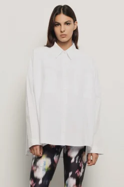 Camicie^Gaëlle Camicia con inserto in macramè sul retro • - Paris Bianco