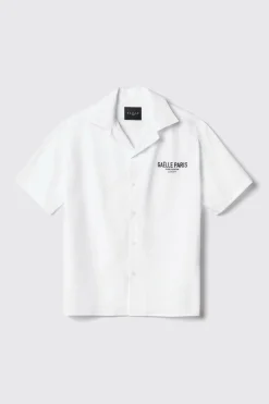 Camicie^Gaëlle Camicia manica corta in cotone • - Paris Bianco