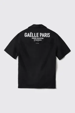 Camicie^Gaëlle Camicia manica corta in cotone • - Paris Nero