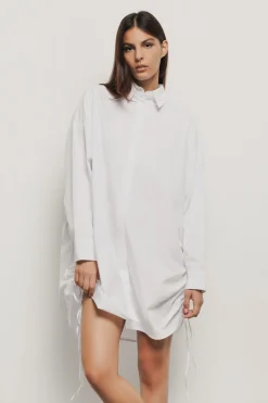 Camicie^Gaëlle Camicia over con manica a kimono e ricamo • - Paris Bianco