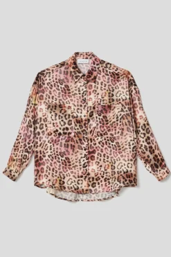 Camicie^Gaëlle Camicia regular in raso stampato • - Paris Macula multicolor