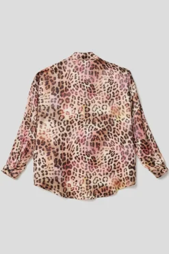Camicie^Gaëlle Camicia regular in raso stampato • - Paris Macula multicolor