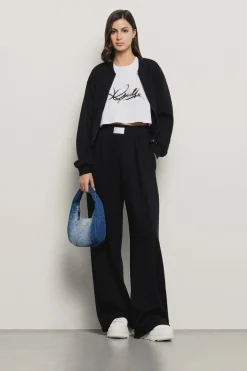 Felpe^Gaëlle Felpa cropped zippato • - Paris Nero
