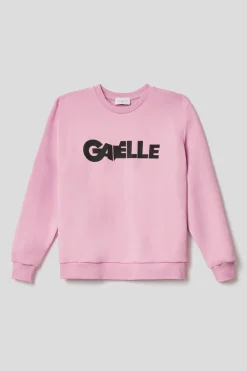 Felpe^Gaëlle Felpa paricollo manica lunga con stampa • - Paris Rosa orchidea