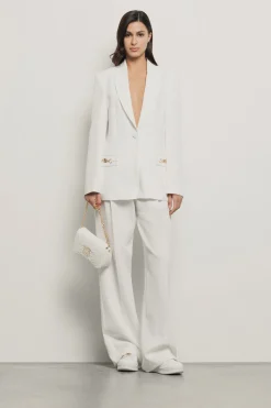 Giacche & Gilet^Gaëlle Giacca monopetto con applicazione morsetto • - Paris Bianco