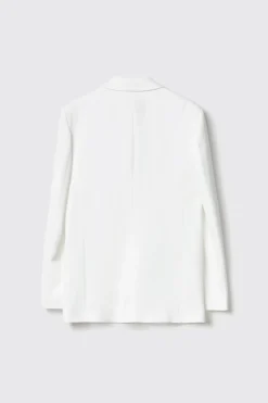 Giacche & Gilet^Gaëlle Giacca monopetto con applicazione morsetto • - Paris Bianco