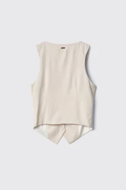Giacche & Gilet^Gaëlle Gilet monopetto gessato • - Paris Gesso