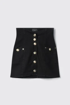 Gonne & Shorts|Denim^Gaëlle Gonna con corpetto in denim • - Paris Nero