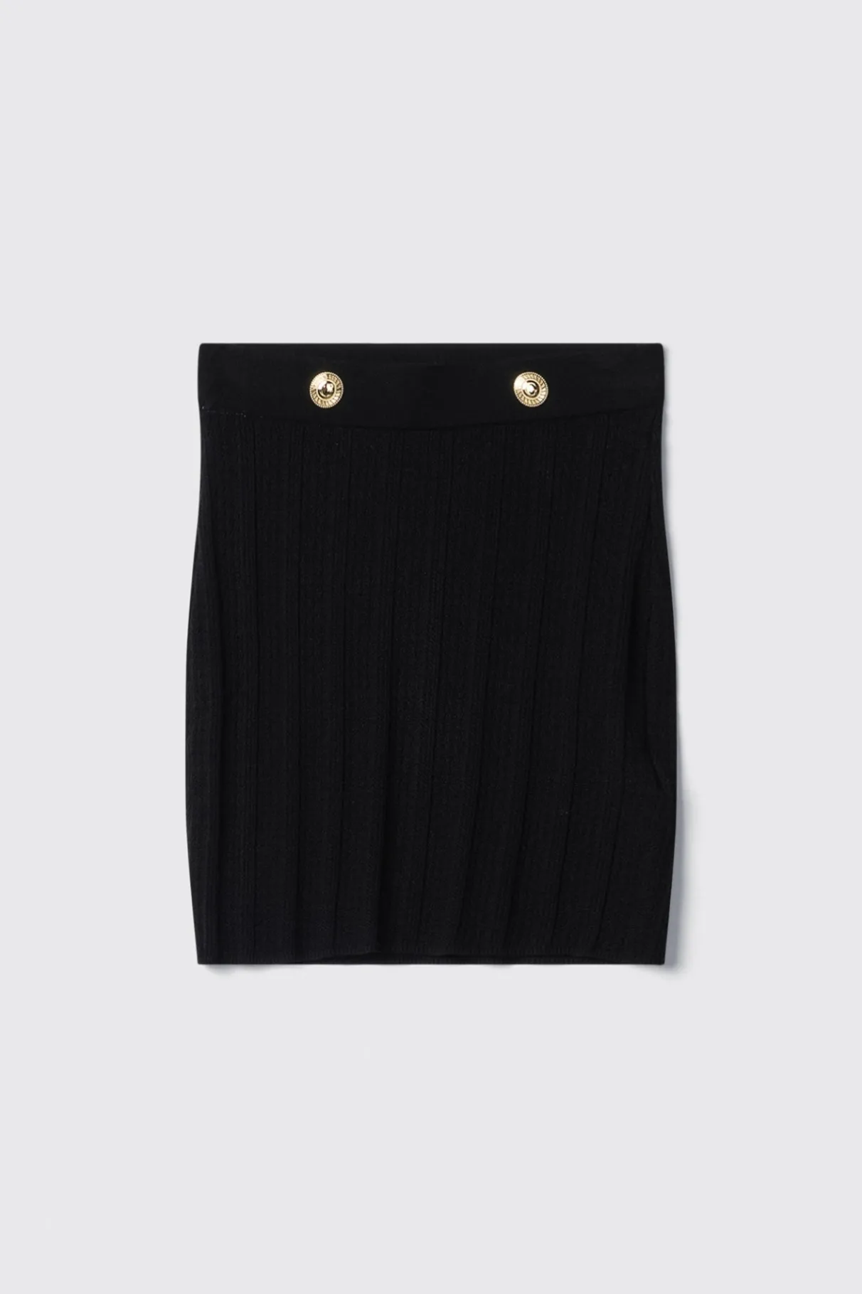 Gonne & Shorts^Gaëlle Gonna corta in punto traforato • - Paris Nero