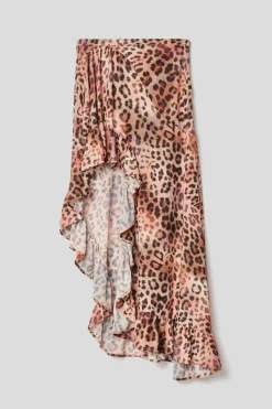 Gonne & Shorts^Gaëlle Gonna midi asimmetrica con balze • - Paris Macula multicolor