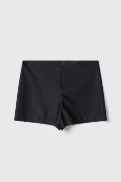 Gonne & Shorts^Gaëlle Hot pants a vita alta in lycra con strass • - Paris Nero