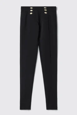 Pantaloni & Leggings^Gaëlle Leggings a vita alta in punto milano • - Paris Nero