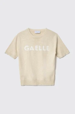 Maglieria^Gaëlle Maglia con logo • - Paris Madreperla