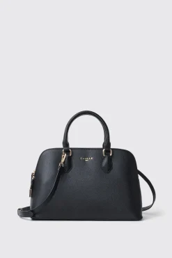 Borse A Tracolla|Shopper & Zaini^Gaëlle Maxi shoulder strap con logo in metallo • - Paris Nero