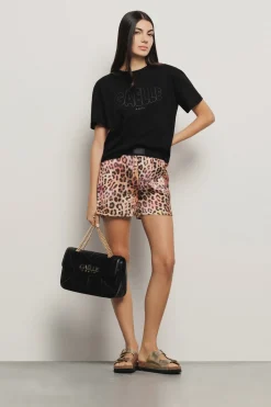 Borse A Tracolla^Gaëlle Maxi shoulder strap con matelasse' e logo in metallo • - Paris Nero