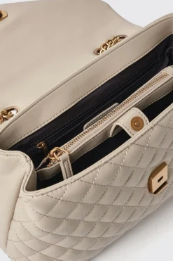 Borse A Tracolla|Shopper & Zaini^Gaëlle Maxi shoulder strap doppio matelasse' glp in metallo • - Paris Safari