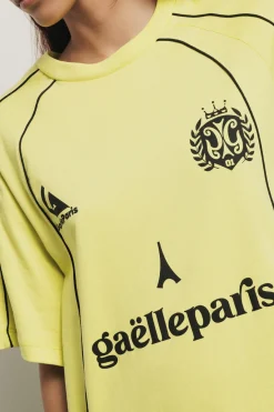 T-Shirt^Gaëlle Maxi t-shirt paricollo con taglio raglan • - Paris Lime