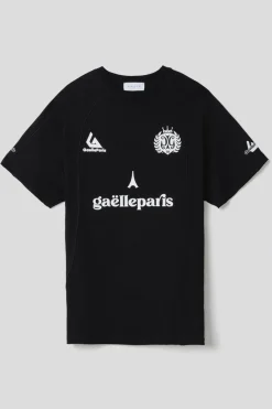 T-Shirt^Gaëlle Maxi t-shirt paricollo con taglio raglan • - Paris Nero