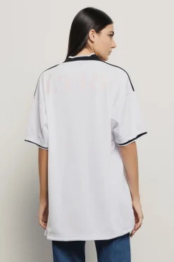 T-Shirt^Gaëlle Maxi t-shirt scollo a v • - Paris Bianco