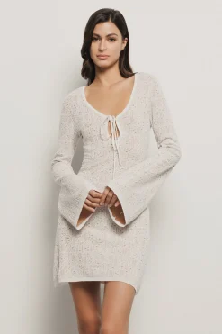 Abiti^Gaëlle Mini abito in maglia • - Paris Off white