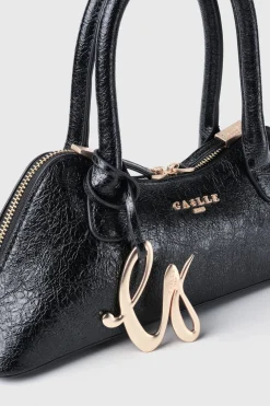 Borse A Mano^Gaëlle Mini duffle con logo in metallo e maxi flag g coursive • - Paris Nero