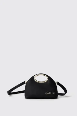 Borse A Mano^Gaëlle Mini hand bag con logo in metallo • - Paris Nero