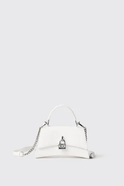 Borse A Mano^Gaëlle Mini hand bag con lucchetto logato • - Paris Bianco