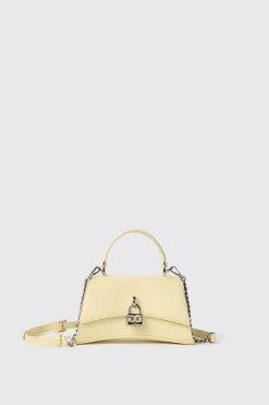 Borse A Mano|Borse Mini^Gaëlle Mini hand bag con lucchetto logato • - Paris Giallo