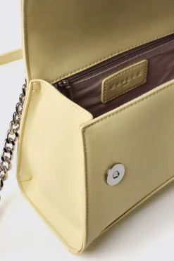 Borse A Mano|Borse Mini^Gaëlle Mini hand bag con lucchetto logato • - Paris Giallo