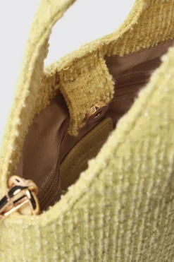Borse A Mano|Borse Mini^Gaëlle Mini hobo bag con logo in metallo • - Paris Giallo