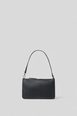 Pochette^Gaëlle Mini pochette con logo in metallo • - Paris Nero