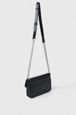 Borse A Mano|Borse Mini^Gaëlle Mini shoulder strap con double g a girello • - Paris Nero