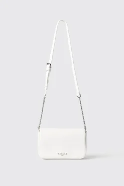 Borse A Mano^Gaëlle Mini shoulder strap con logo in metallo • - Paris Bianco
