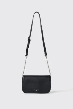 Borse A Mano|Borse A Tracolla^Gaëlle Mini shoulder strap con logo in metallo • - Paris Nero
