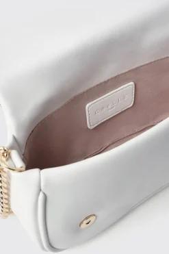 Borse Mini|Borse A Tracolla^Gaëlle Mini shoulder strap con matelasse' e applicazione double g in metallo • - Paris Bianco