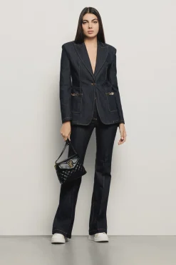 Borse Mini|Borse A Tracolla^Gaëlle Mini shoulder strap doppio matelasse' glp in metallo • - Paris Nero