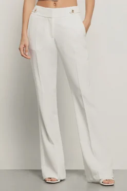 Pantaloni & Leggings^Gaëlle Pantalone a trombetta in cady • - Paris Gesso