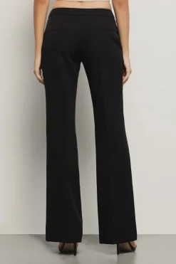 Pantaloni & Leggings^Gaëlle Pantalone a trombetta in cady • - Paris Nero