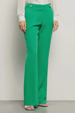 Pantaloni & Leggings^Gaëlle Pantalone a trombetta in cady • - Paris Verde