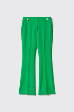 Pantaloni & Leggings^Gaëlle Pantalone a trombetta in cady • - Paris Verde