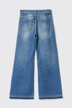 Pantaloni & Leggings|Denim^Gaëlle Pantalone boy palazzo • - Paris Blu