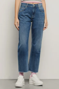 Pantaloni & Leggings|Denim^Gaëlle Pantalone boy straight • - Paris Blu