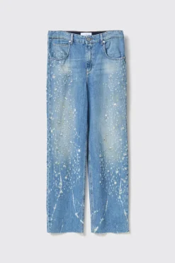 Pantaloni & Leggings|Denim^Gaëlle Pantalone boy straight loose fit • - Paris Blu