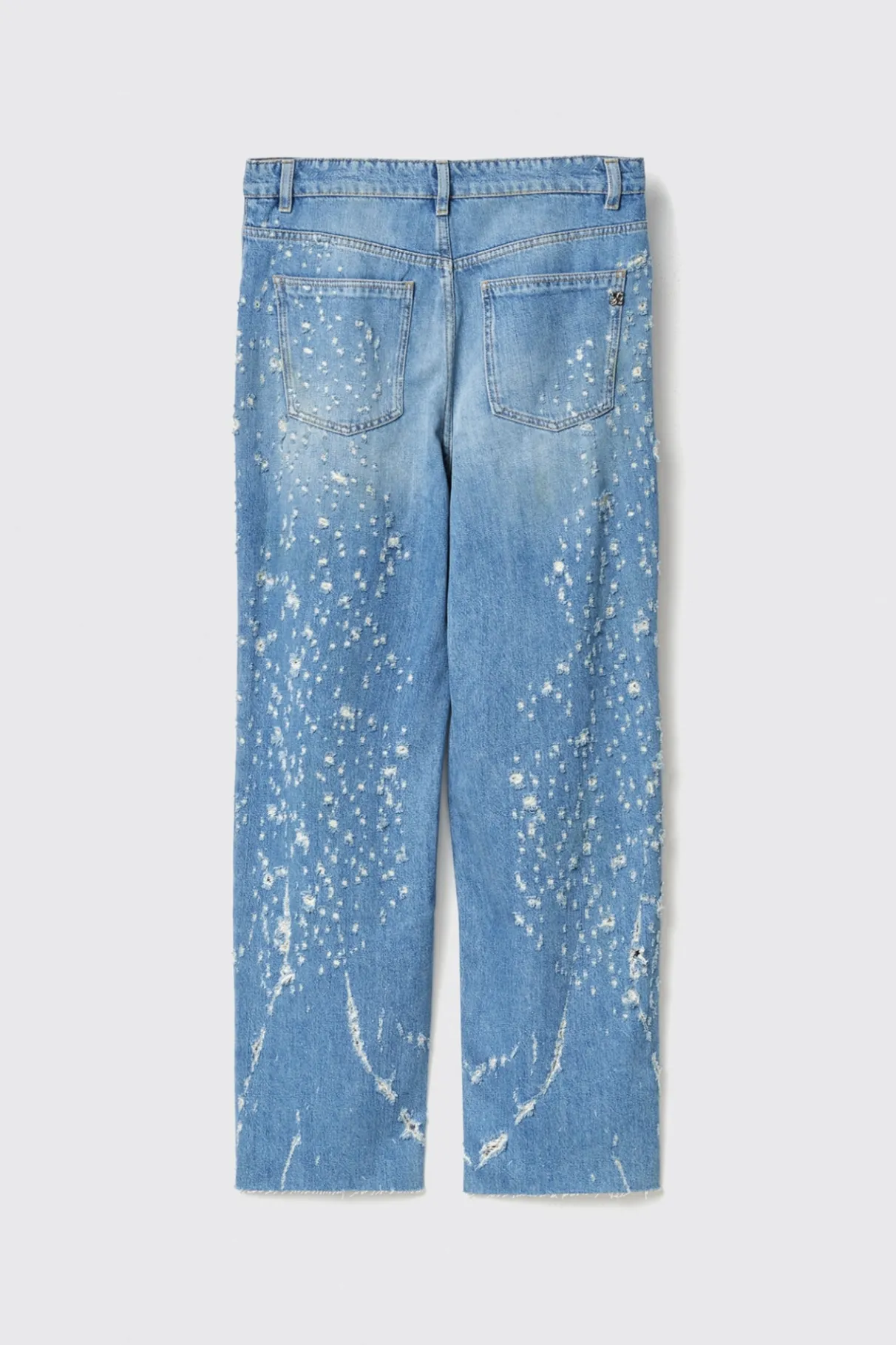 Pantaloni & Leggings|Denim^Gaëlle Pantalone boy straight loose fit • - Paris Blu