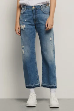 Pantaloni & Leggings|Denim^Gaëlle Pantalone carry over • - Paris Blu