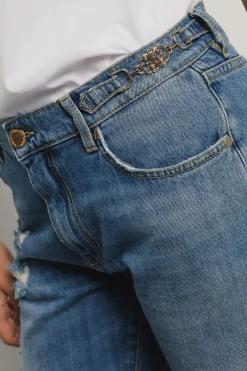 Pantaloni & Leggings|Denim^Gaëlle Pantalone carry over • - Paris Blu