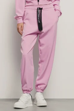 Pantaloni & Leggings^Gaëlle Pantalone con coulisse logata • - Paris Rosa orchidea