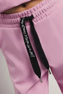 Pantaloni & Leggings^Gaëlle Pantalone con coulisse logata • - Paris Rosa orchidea