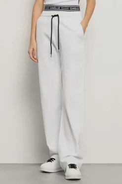 Pantaloni & Leggings^Gaëlle Pantalone con elastico logato • - Paris Bianco